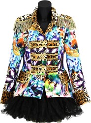 Dames Blazer Panter Bird & Flowers