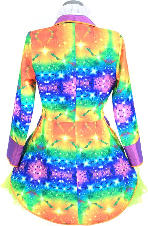 Carnavalsjas Flower Light voor dames (achterkant)