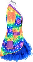 Carnavalsjas Flower Light voor dames (zijkant)