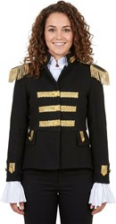 Dames Carnavalsjas Zwart-Goud Luxe