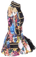 Carnavalsjas Dames Retro Curves (zijkant)