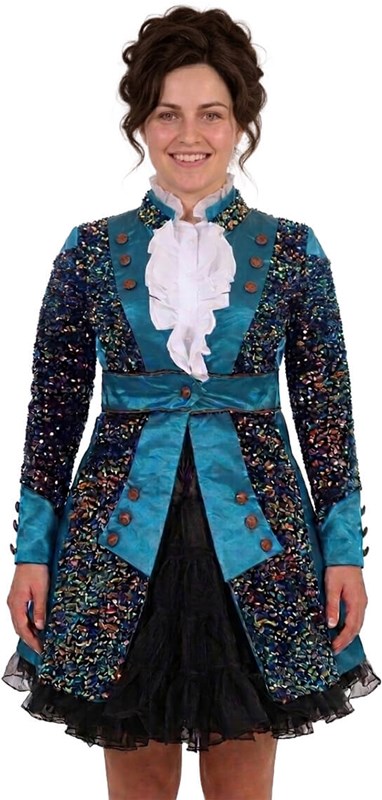 Dames Carnavalsjas Sequin Delight Luxe