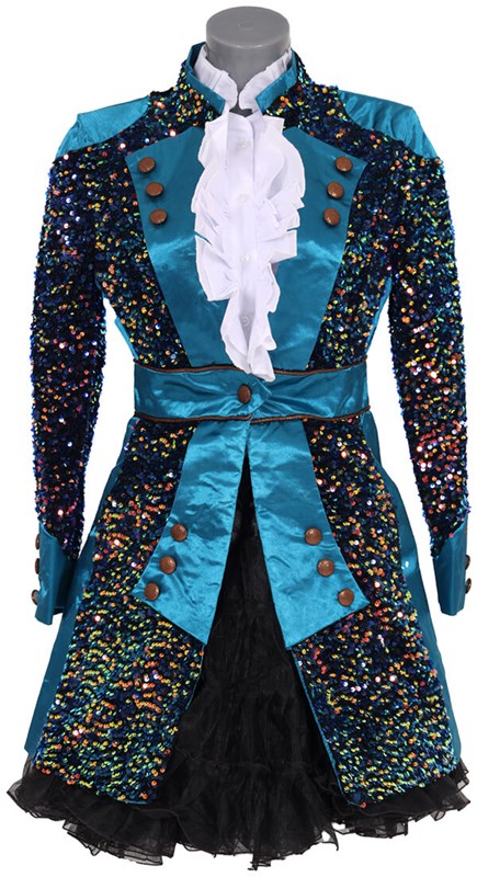 Dames Carnavalsjas Sequin Delight Luxe (voorkant)