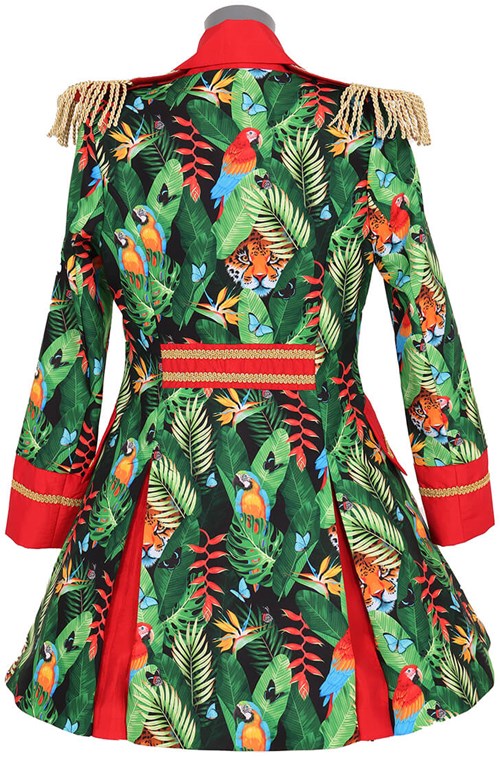 Dames Carnavalsjas Jungle (achterkant)