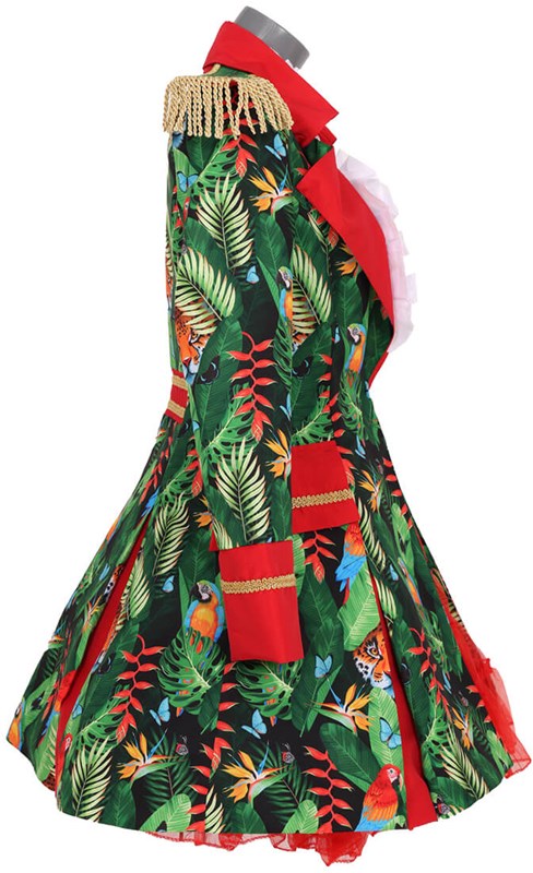 Dames Carnavalsjas Jungle (zijkant)