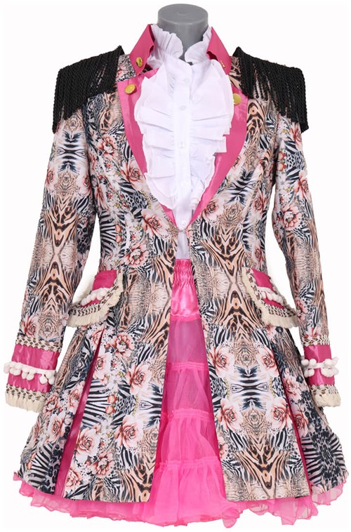 Carnavalsjas Dames Zebra Style (voorkant)