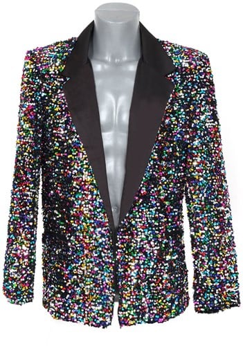 Pailletten Jas / Colbert Heren Multi Luxe