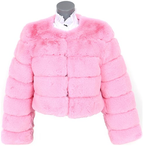Roze Bontjas Luxe