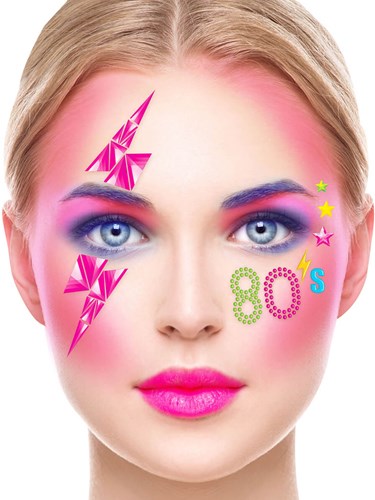Face Jewels Eighties Disco