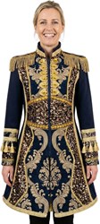 Carnavalsjas Dames Firenze Donkerblauw-Goud