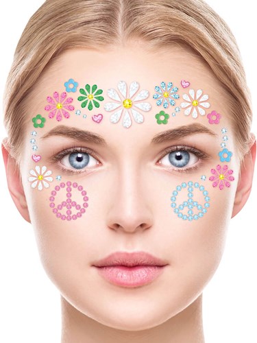 Face Jewels Hippie