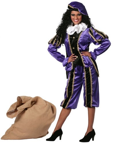 Pietenpak Dames Luxe met Cape Paars