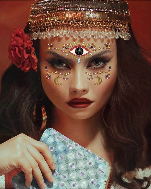 Face Jewels Waarzegster Gypsy (voorbeeld)