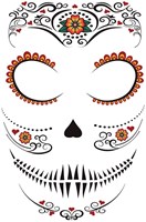 Gezichts Tattoo Catrina - Dia de los Muertos 