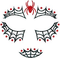 Glitter Gezicht Sticker Spin