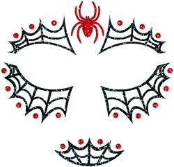 Glitter Gezicht Sticker Spin