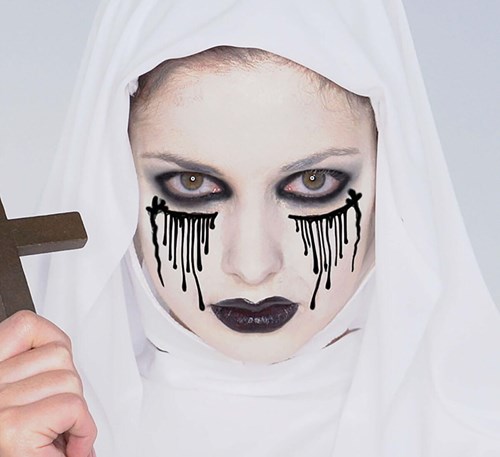 Make-Up Set Bloody Nun (voorbeeld)
