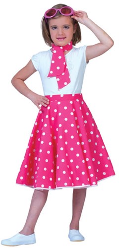 Rock 'N Roll Rokje Kind Pink 