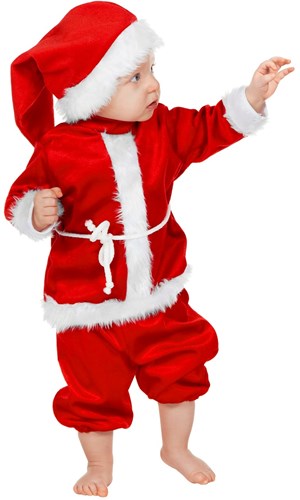 Baby Kerstmanpakje Fluweel