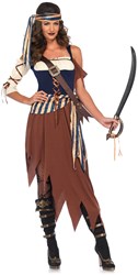 Piratenjurk Caribbean Castaway voor dames