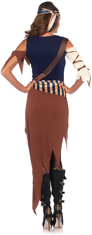 Piratenjurk Caribbean Castaway voor dames-2