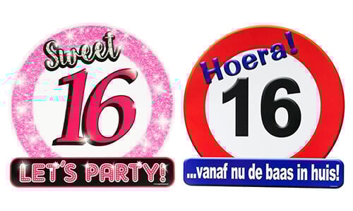16 Jaar Huldeschild