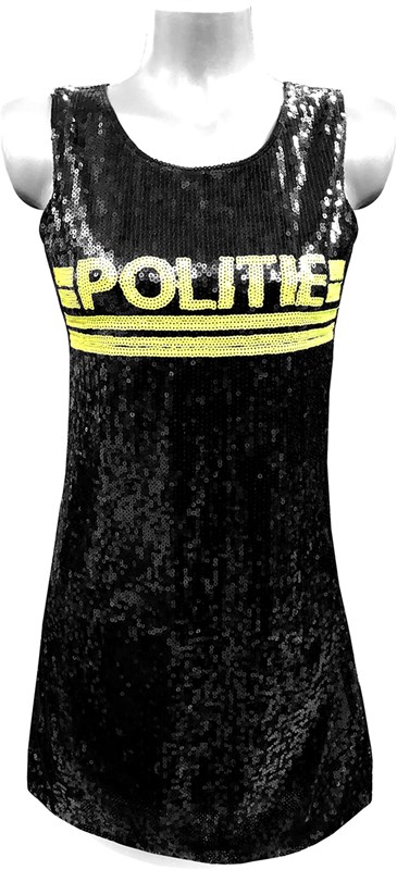 Pailletten Jurkje Politie