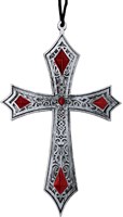 Ketting Kruis Gothis - 21cm (detail)