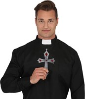 Ketting Kruis Gothic - 21cm