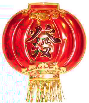 Deco China Lampion 52x58cm