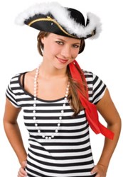 Tricorne Zwart Luxe