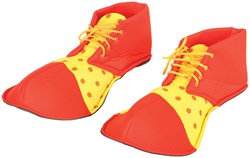 Clownsschoenen Rood-Geel (Stof)