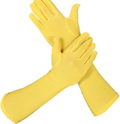 Handschoenen Piet Lang Geel (42cm)