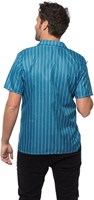 Retro Seventies Shirt Blauw (achterkant)