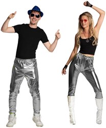 Disco Broek Zilver
