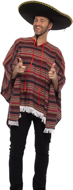 Mexicaanse Poncho Authentiek (Woven) (2)
