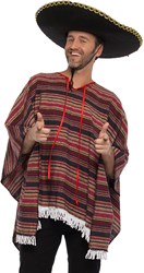 Mexicaanse Poncho Authentiek (Woven)