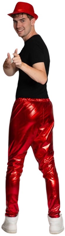 Disco Broek Rood (zijkant)