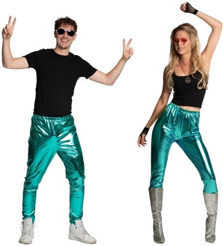 Disco Broek Turquoise