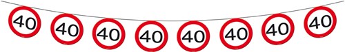 Vlaggenlijn 40 jaar Verkeersbord