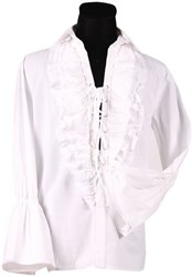 Dames Blouse met Jabot Bianca Wit