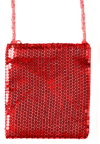 Tasje Pailletten Luxe Rood