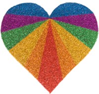 Face & Body Jewel Rainbow Hart
