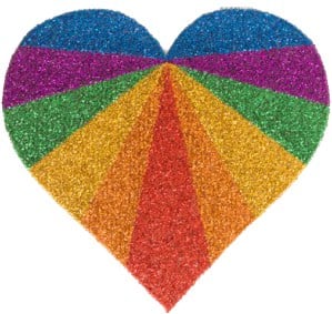 Face & Body Jewel Rainbow Hart