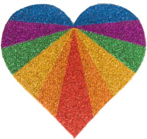 Face & Body Jewel Rainbow Hart