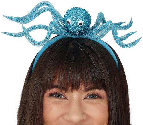 Glitter Diadeem Octopus - Inktvis