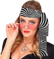 Hoofdband Hologram Zilver-Zwart