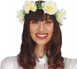 Bruidssluier met Bloemen