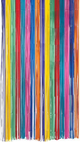 Deurgordijn Folie Multi Color Pop - 2x1m