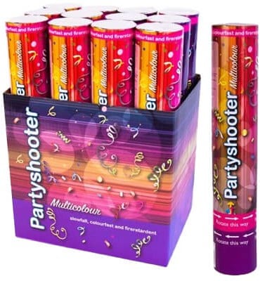 Party Popper Multi 30cm (brandveilig)
